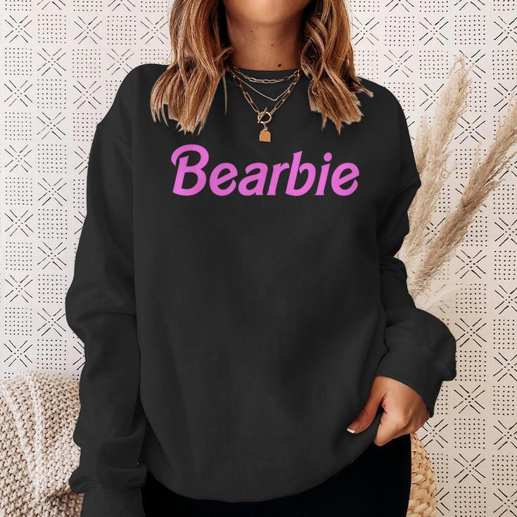 Bearbie Bearded Men Funny Quote Sweatshirt Gifts for Her