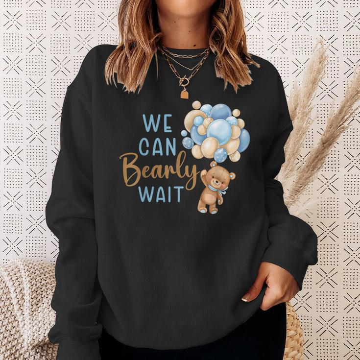 We Can Bearly Wait Gender Neutral Baby Shower Party Sweatshirt Gifts for Her
