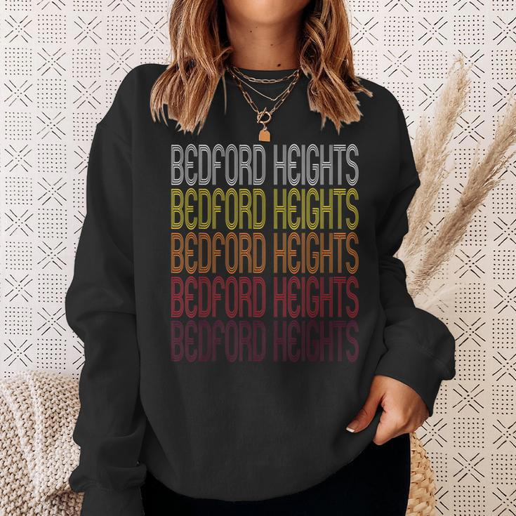 Bedford Heights Oh Vintage Style Ohio Sweatshirt Gifts for Her