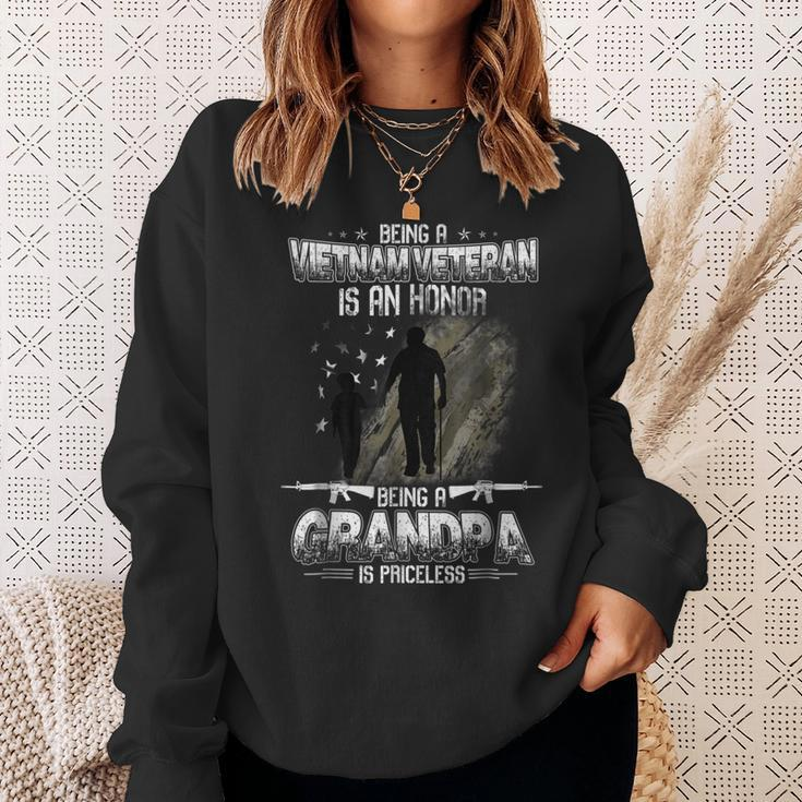 Being A Viet Nam Veteran Is An Honor Funny Sweatshirt Gifts for Her