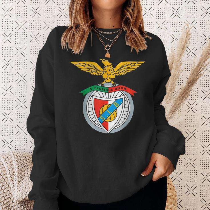 Benfica Club Supporter Fan Portugal Portuguese Sweatshirt Gifts for Her