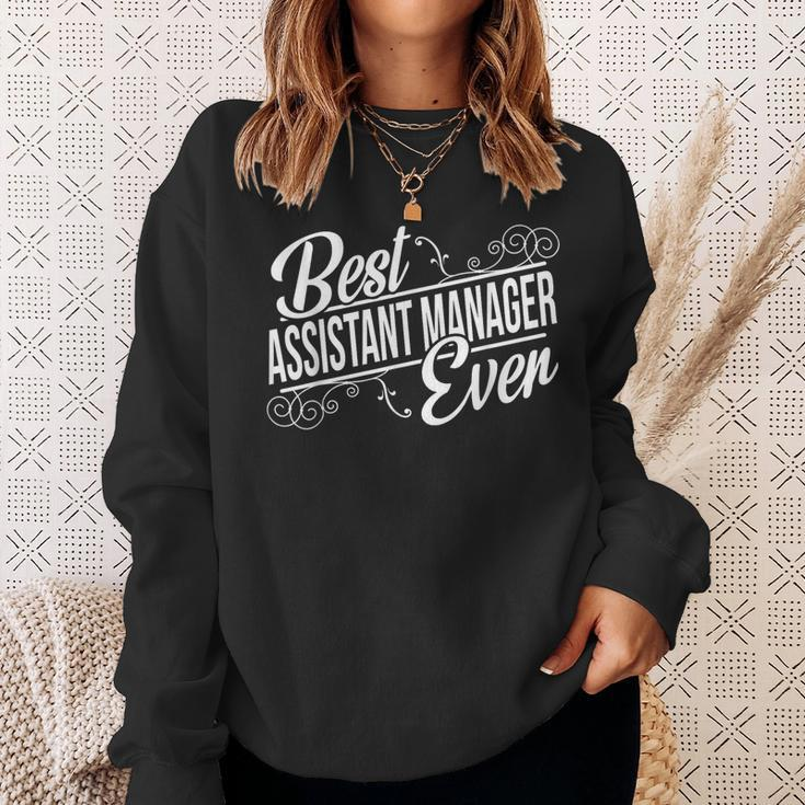 Best Assistant Manager Ever Birthday Sweatshirt Gifts for Her