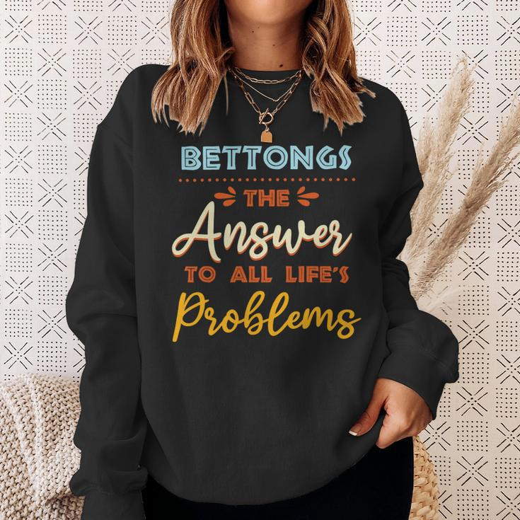 Bettongs Answer To All Problems Funny Animal Meme Humor Sweatshirt Gifts for Her