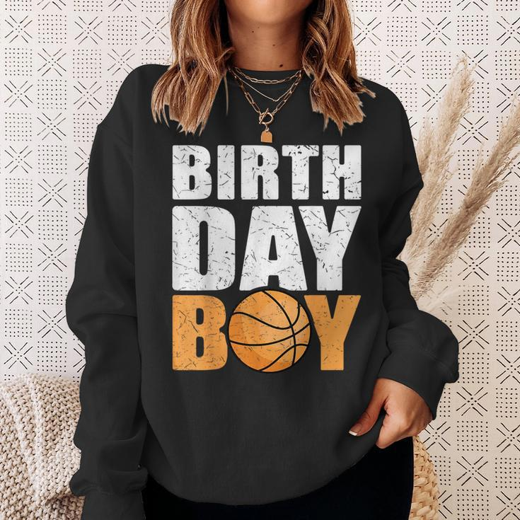 Birthday Boy Basketball Theme Party Future Basketball Player Basketball Funny Gifts Sweatshirt Gifts for Her