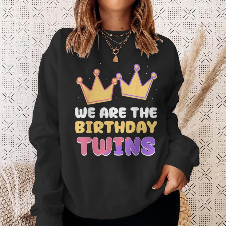 We Are The Birthday Twins Cute Celebrate Twin Sweatshirt Gifts for Her