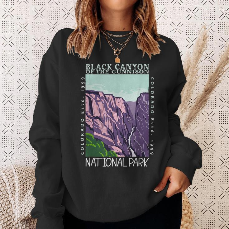 Black Canyon Of The Gunnison National Park Colorado Vintage Sweatshirt Gifts for Her