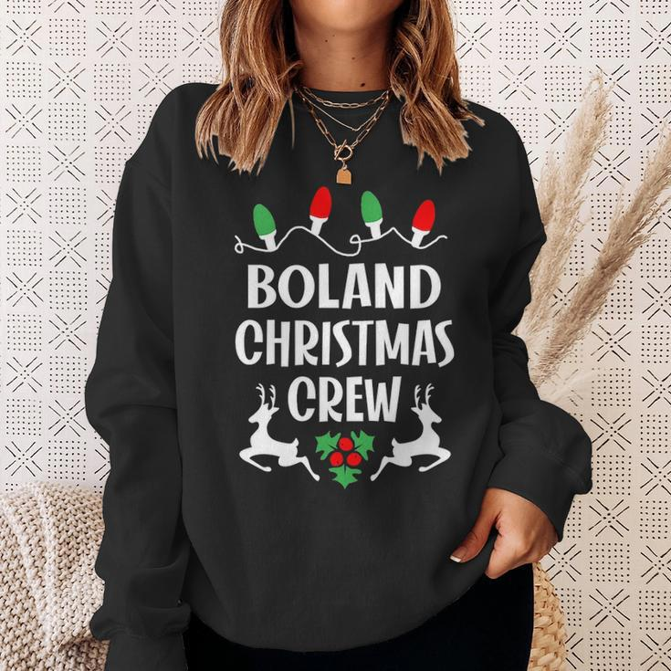 Boland Name Gift Christmas Crew Boland Sweatshirt Gifts for Her