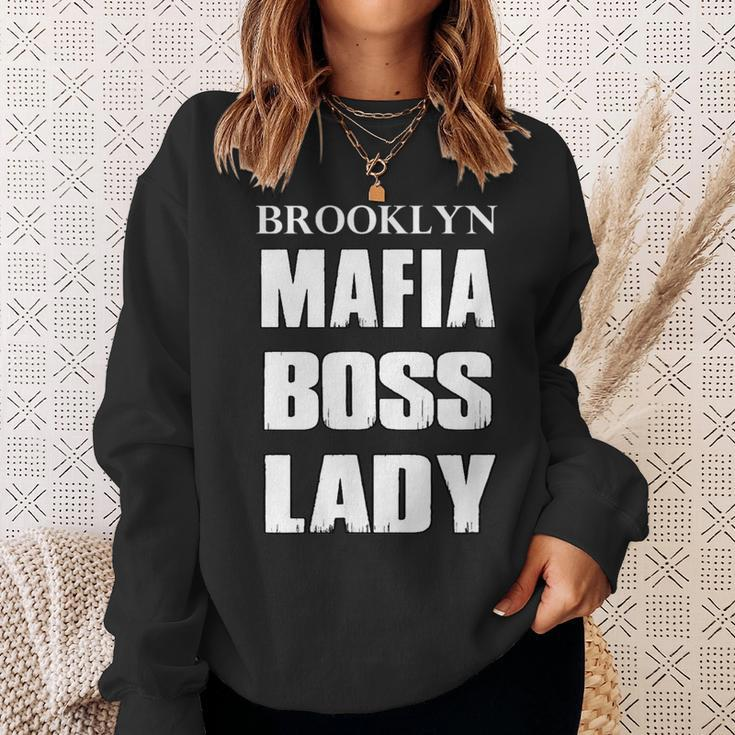 Brooklyn Mafia Boss Lady Italian Family Sweatshirt Gifts for Her