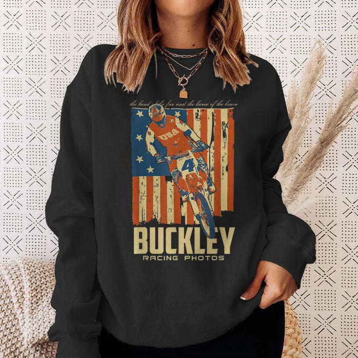 Buckley Racing Photos Buckley Old Glory 1984 Sweatshirt Gifts for Her