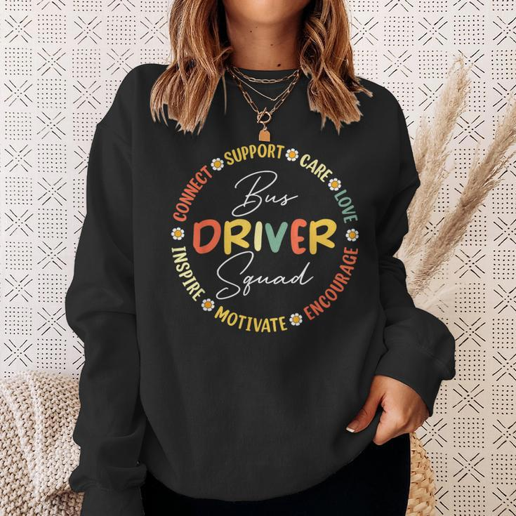 Bus Driver Squad Appreciation Week Back To School Sweatshirt Gifts for Her