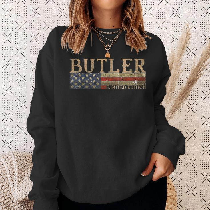 Butler Funny Job Title Profession Birthday Worker Idea Sweatshirt Gifts for Her