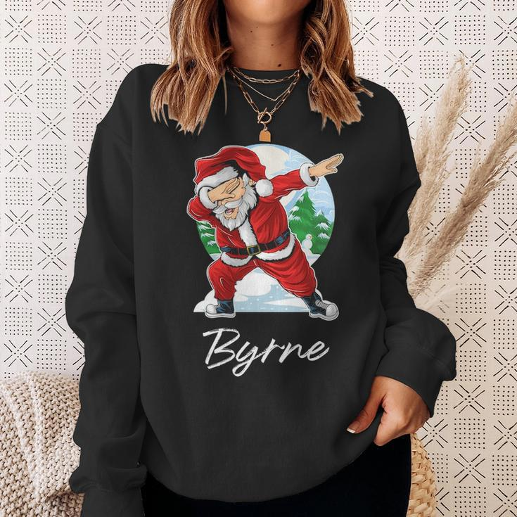 Byrne Name Gift Santa Byrne Sweatshirt Gifts for Her