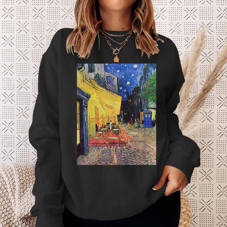 Cafe Terrace At Night Doctor Visit Sweatshirt Gifts for Her