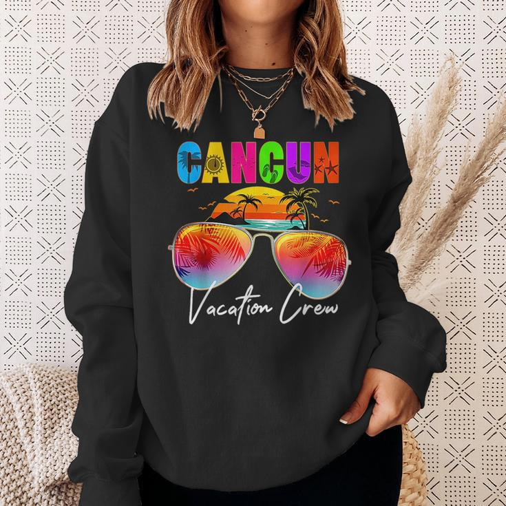 Cancun Mexico Vacation Crew Group Matching Sweatshirt Gifts for Her
