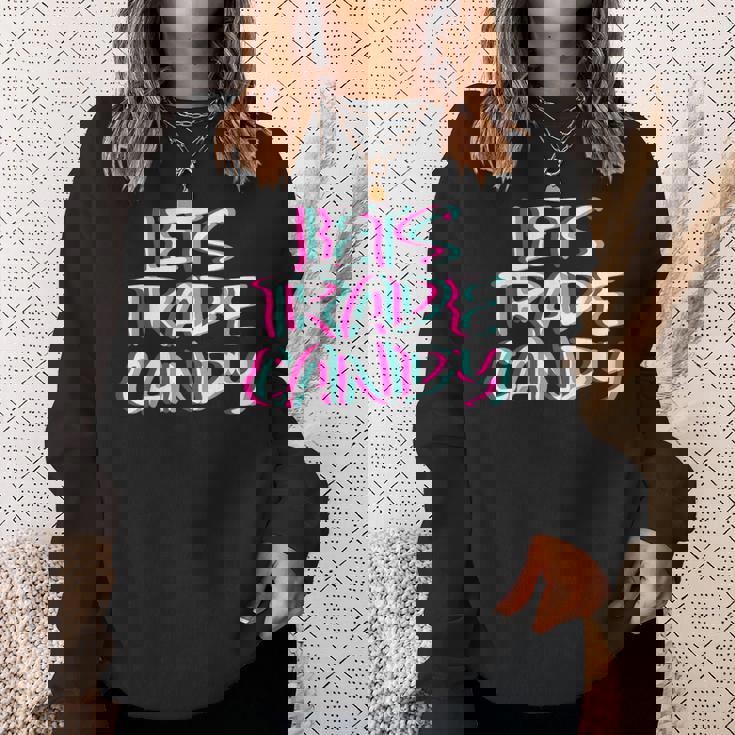Candy Outfit I Trippy Edm Festival Clothing Acid Techno Rave Sweatshirt Gifts for Her