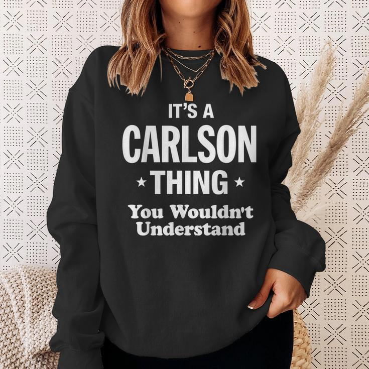 Carlson Thing Name Family Reunion Funny Family Reunion Funny Designs Funny Gifts Sweatshirt Gifts for Her