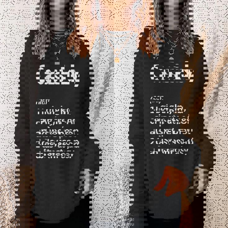 Cassidy Definition Personalized Birthday Idea Sweatshirt Gifts for Her