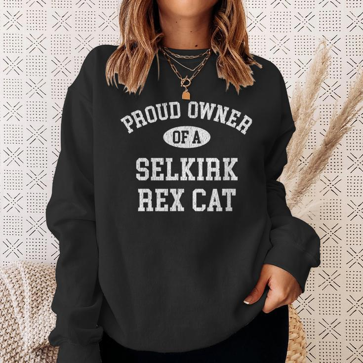 Cat Lovers Who Love Their Selkirk Rex Sweatshirt Gifts for Her