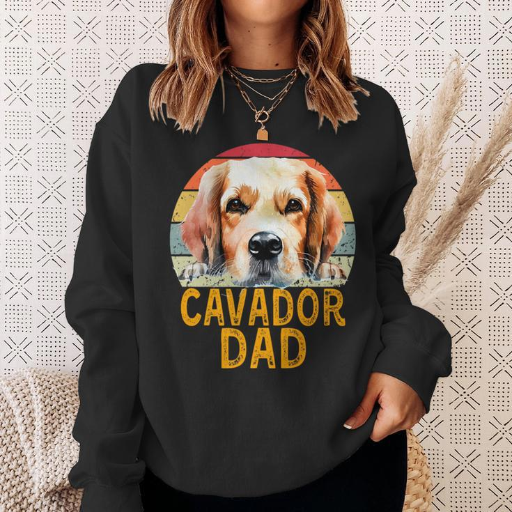 Cavador Dog Dad Retro Vintage My Dogs Are My Cardio Sweatshirt Gifts for Her
