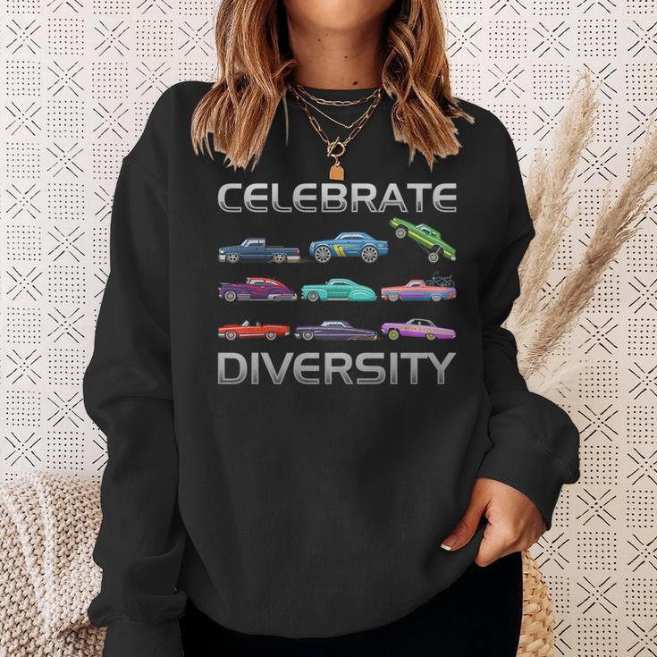 Celebrate Diversity Classic Muscle Apparel Types Muscle Car Sweatshirt Gifts for Her