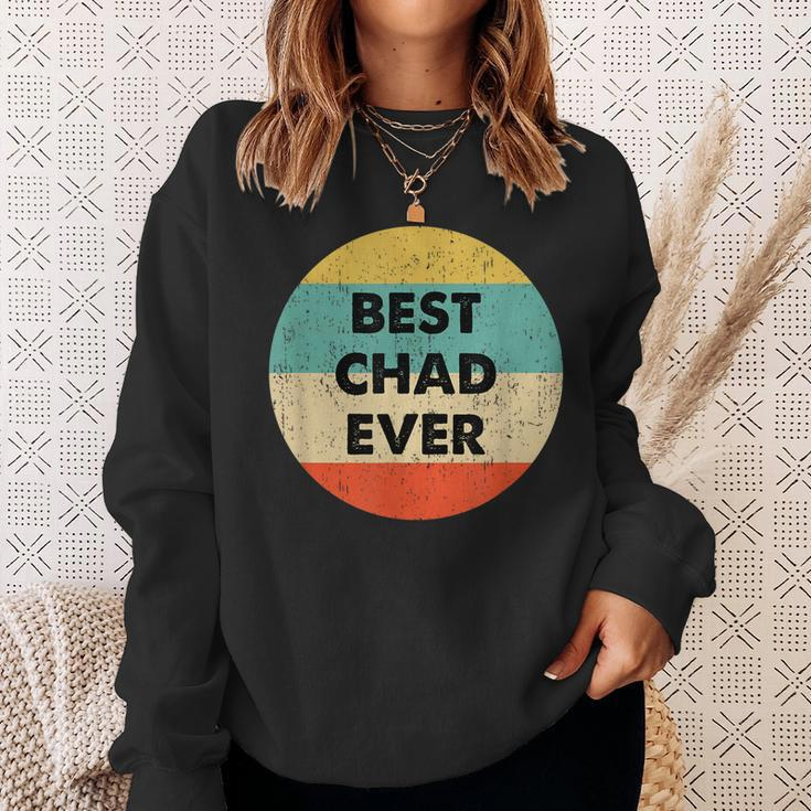 Chad Name Sweatshirt Gifts for Her