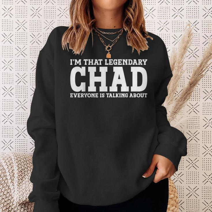 Chad Personal Name First Name Funny Chad Sweatshirt Gifts for Her