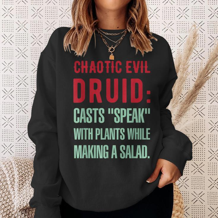 Chaotic Evil Alignment Dd Rpg Funny Gift Sweatshirt Gifts for Her