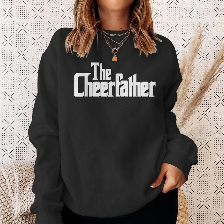 The Cheerfather Fathers Day Cheerleader Sweatshirt Gifts for Her