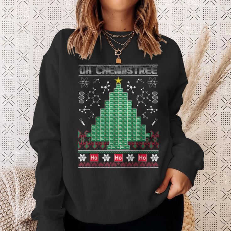 Chemist Element Oh Chemistree Ugly Christmas Sweater Sweatshirt Gifts for Her