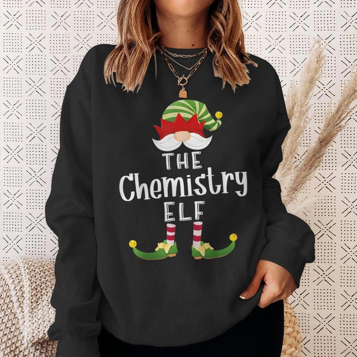 Chemistry Elf Group Christmas Pajama Party Sweatshirt Gifts for Her
