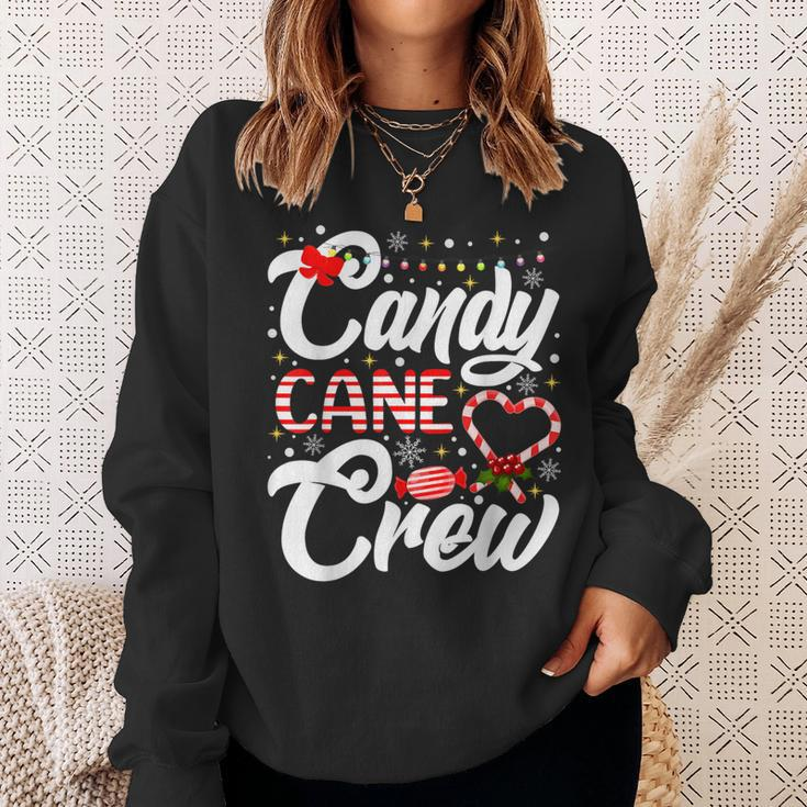 Christmas Candy Lover Xmas Candy Cane Crew Sweatshirt Gifts for Her