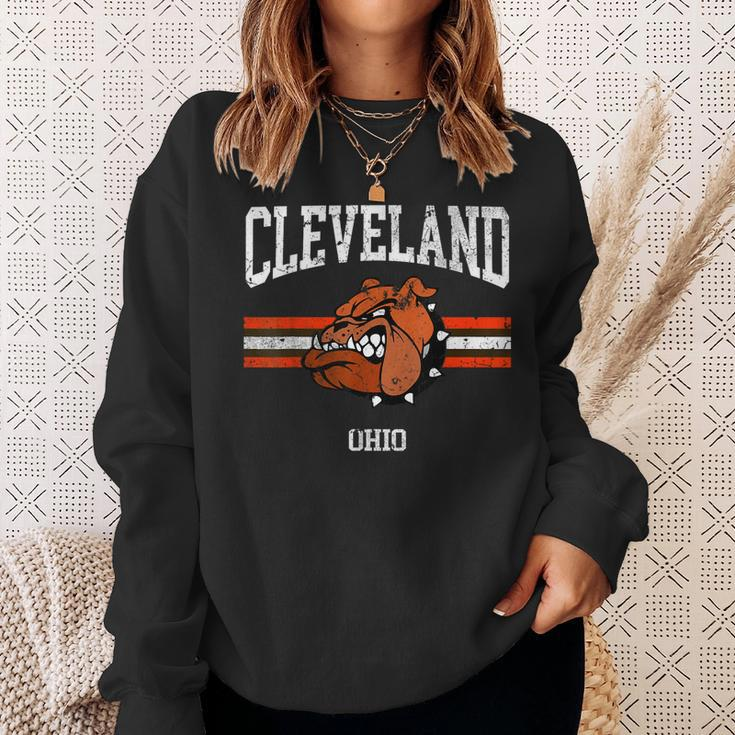 Cleveland Retro Vintage Classic Ohio Sweatshirt Gifts for Her