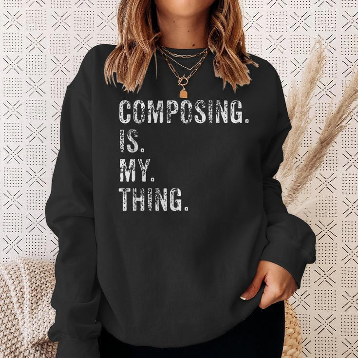 Composer Music Composer Sweatshirt Gifts for Her