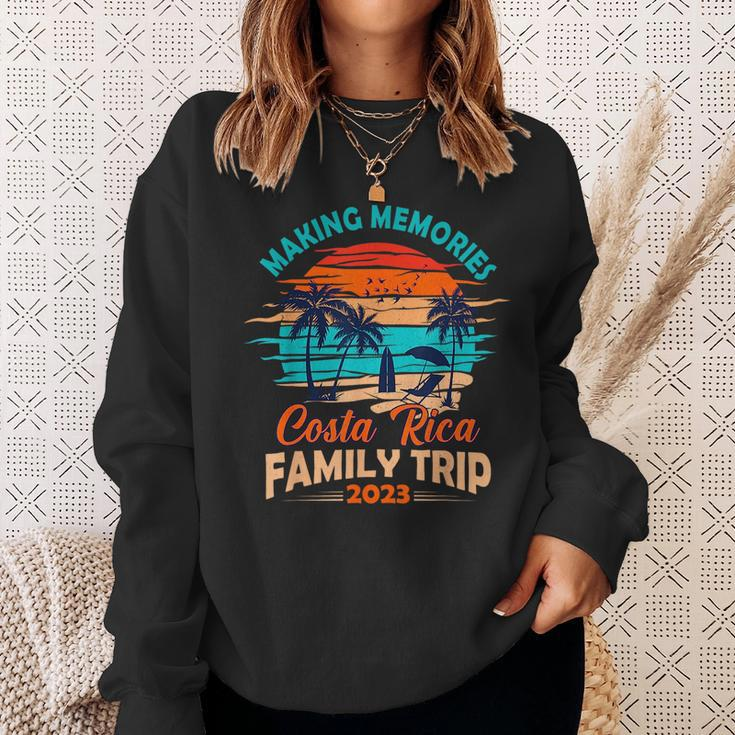 Costa Rica 2023 Making Memories Family Trip Vacation Costa Rica Funny Gifts Sweatshirt Gifts for Her