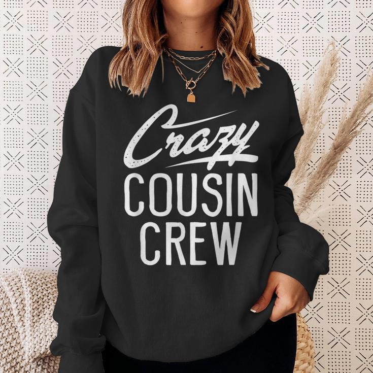 Crazy Cousin Crew Family Matching Christmas Party Sweatshirt Gifts for Her