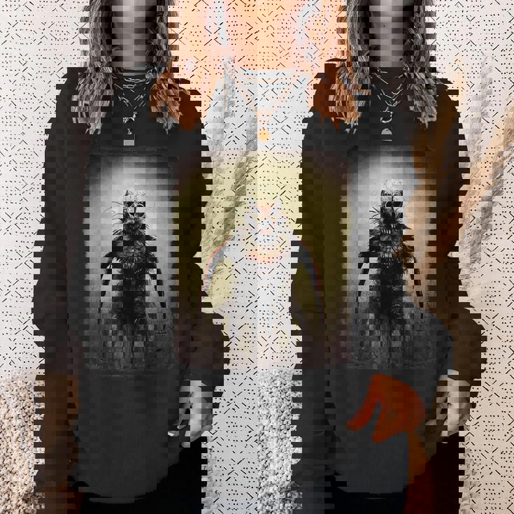 Creepy Clown Evil Scary Clown Insane Horror Halloween Scary Clown Sweatshirt Gifts for Her