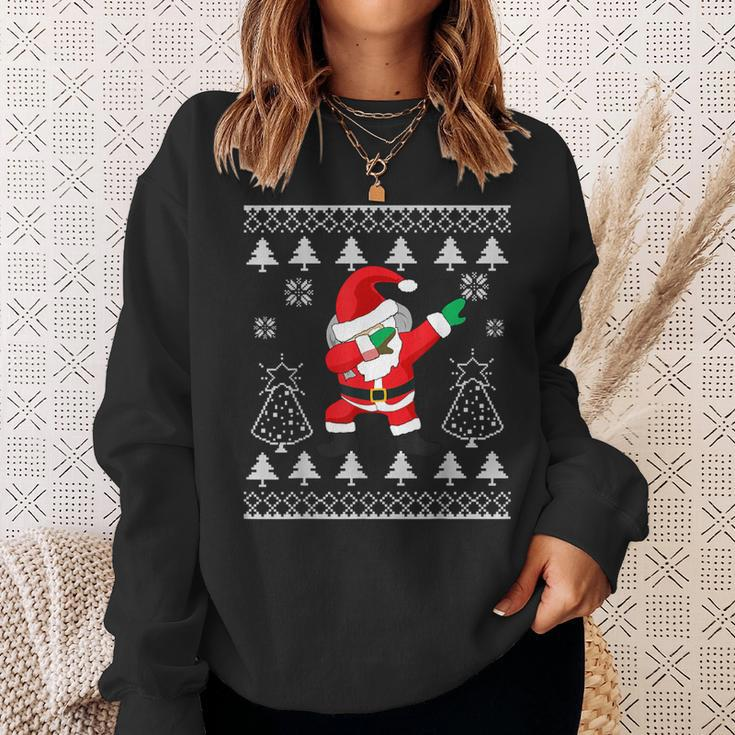 Dabbing Santa Santa Ugly Christmas Sweater Sweatshirt Gifts for Her