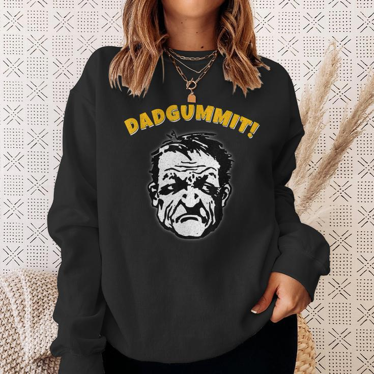 Dadgummit Gosh Darn Grumpy Old Man Southern Funny Vintage Sweatshirt Gifts for Her
