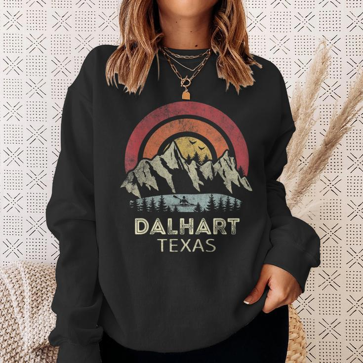 Dalhart Texas Mountain Sunset Sunrise Kayaking Sweatshirt Gifts for Her