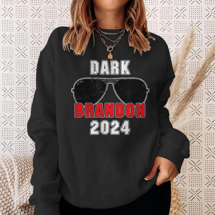 Dark Brandon 2024 Cmon Man Vote Joe Pro Biden Funny Vintage Sweatshirt Gifts for Her