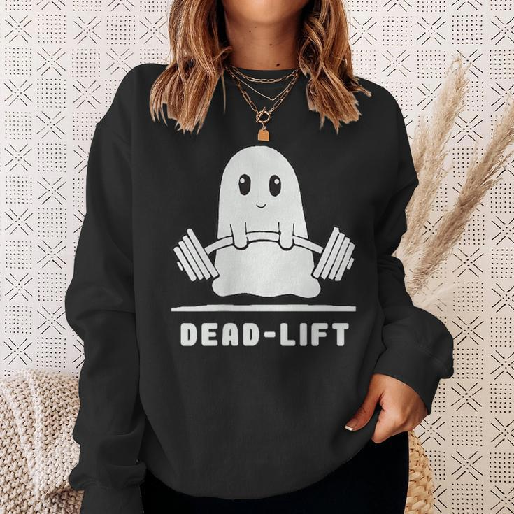 Dead Lift Ghost Halloween Ghost Gym Sweatshirt Gifts for Her