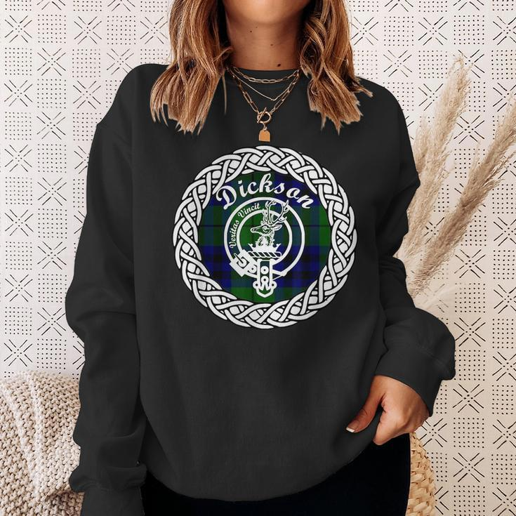 Dickson Surname Last Name Scottish Clan Tartan Funny Last Name Designs Funny Gifts Sweatshirt Gifts for Her