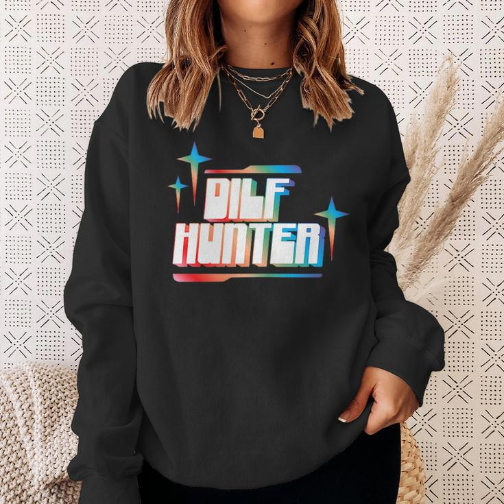 Dilf Hunter Apparel Sweatshirt Gifts for Her