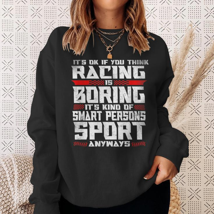 Dirt Track Racing Race Racing Funny Gifts Sweatshirt Gifts for Her