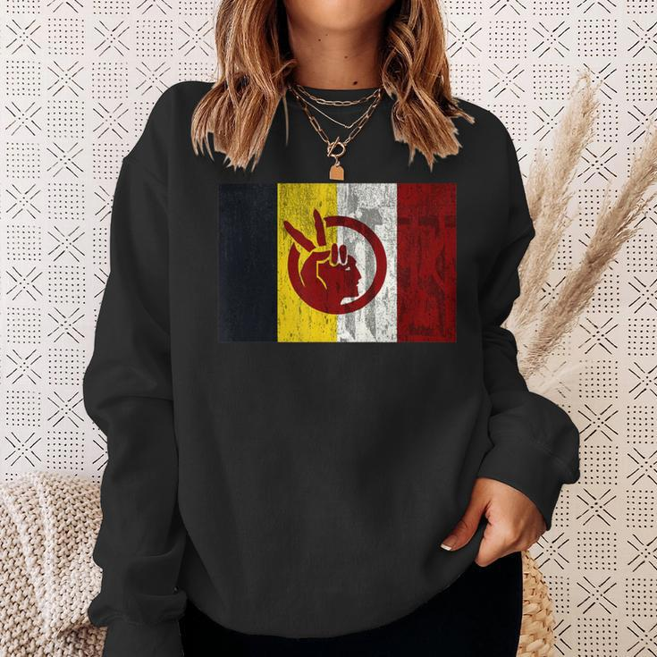 Distressed American Indian Movement Sweatshirt Gifts for Her
