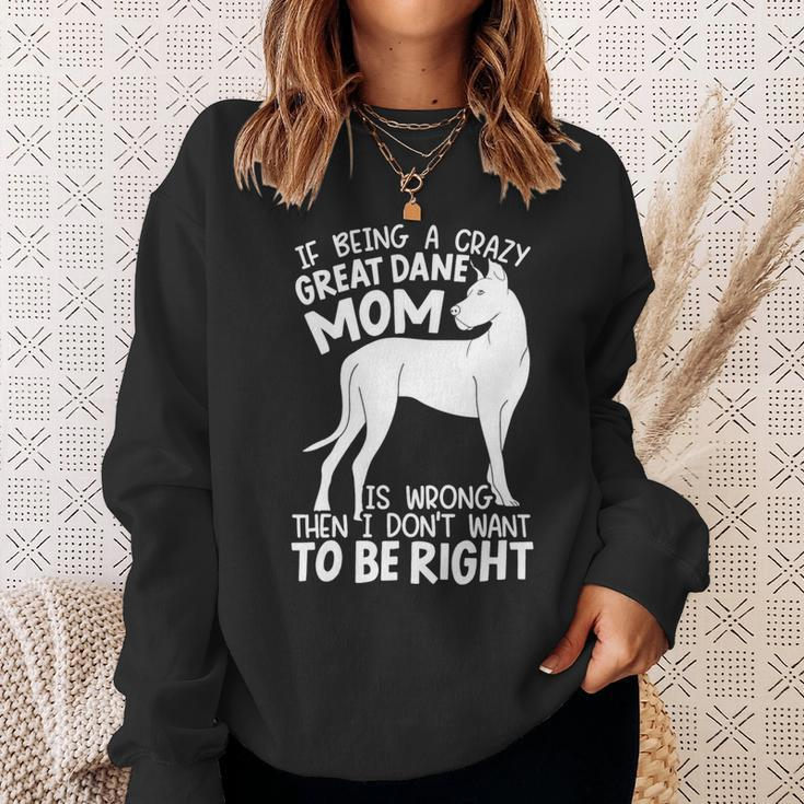 Dog Breeder Mom Dog Mom Great Dane Mom Sweatshirt Gifts for Her