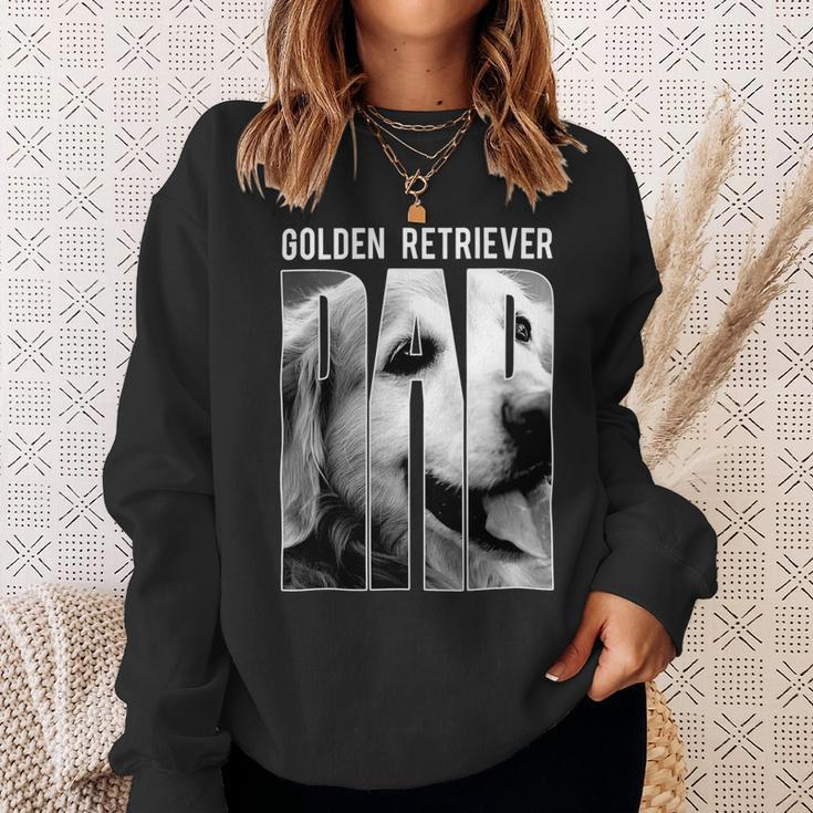 Dog Dad Golden Retriever Dog Dad Sweatshirt Gifts for Her