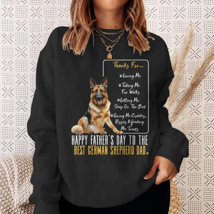 Dog Dad Happy Fathers Day To The Best German Shepherd Dad Sweatshirt Gifts for Her