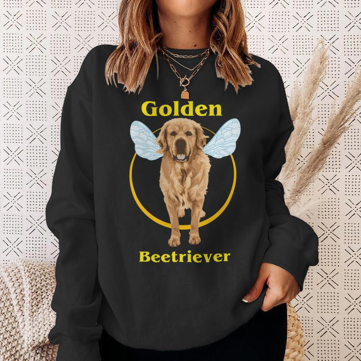 Dog Lover Owner Funny Golden Beetriever Retriever Sweatshirt Gifts for Her