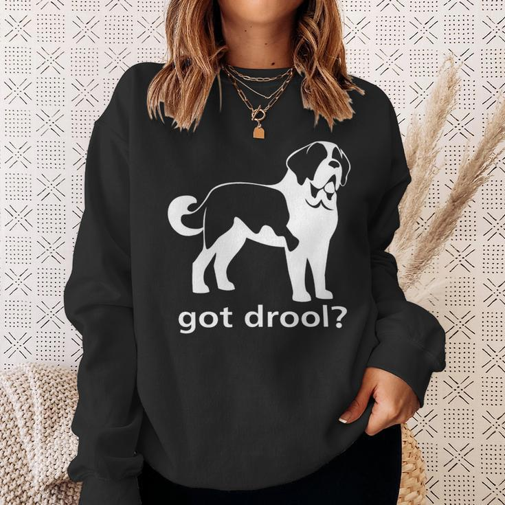 Dog Saint Bernard Got Drool Nickerstickers Saint Bernard Dog Sweatshirt Gifts for Her